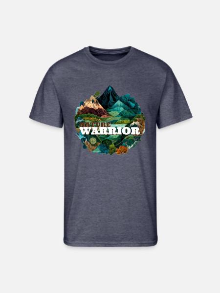 Guardian of the Forest - Men's 50/50 T-Shirt - navy heather
