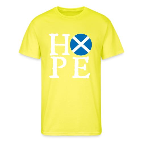Light HOPE St A Cross - Men's 50/50 T-Shirt