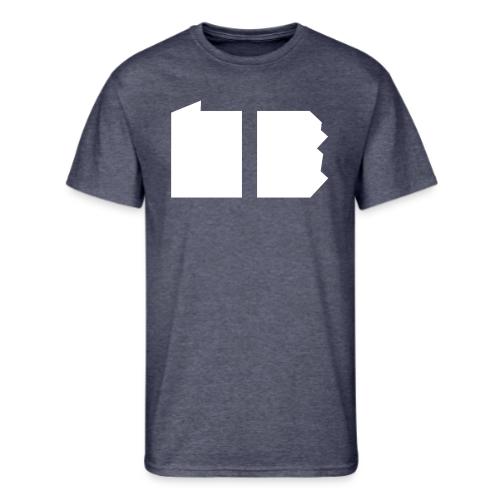 Happy Valley Helmet Stripe (on Blue) - Men's 50/50 T-Shirt