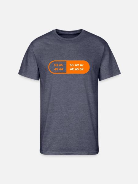 Stealth SeedSigner - Men's 50/50 T-Shirt - navy heather