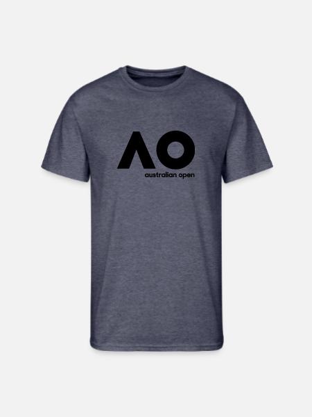 australian open logo - Men's 50/50 T-Shirt - navy heather