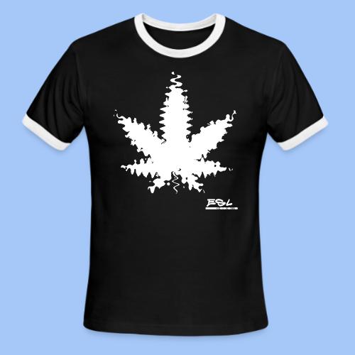 leaf inkblot - Men's Ringer T-Shirt