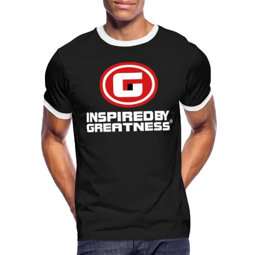 Inspired by Greatness® IG © All right’s reserved - Men's Ringer T-Shirt