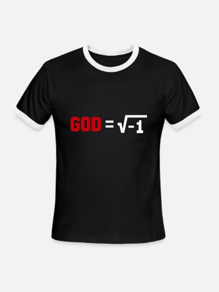 atheists - Men's Ringer T-Shirt - black/white