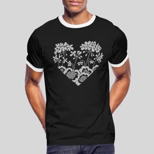 Serdce (Heart) 2B WoB - Men's Ringer T-Shirt