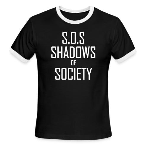 Shadows of Society - Men's Ringer T-Shirt