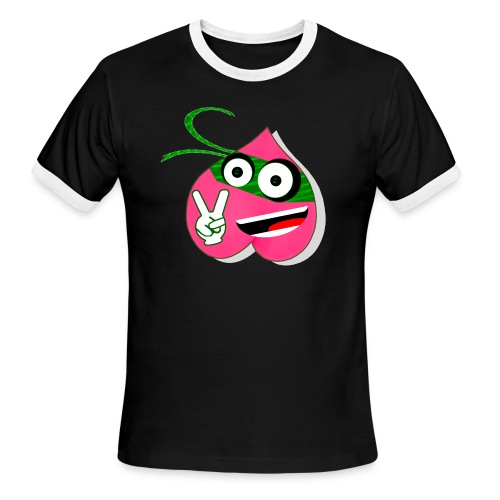 chrno mask front by koei - Men's Ringer T-Shirt
