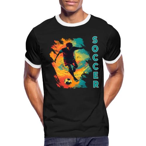 Soccer Hero Mode - Men's Ringer T-Shirt
