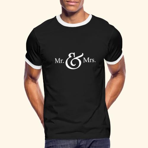MR.& MRS . TEE SHIRT - Men's Ringer T-Shirt