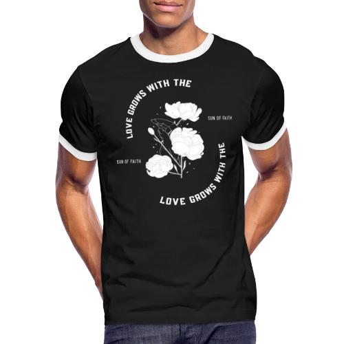 Love Grows With The Sun Of Faith - Men's Ringer T-Shirt