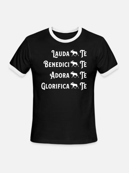 Lauda(MOOSE)Te Shirt - Men's Ringer T-Shirt - black/white
