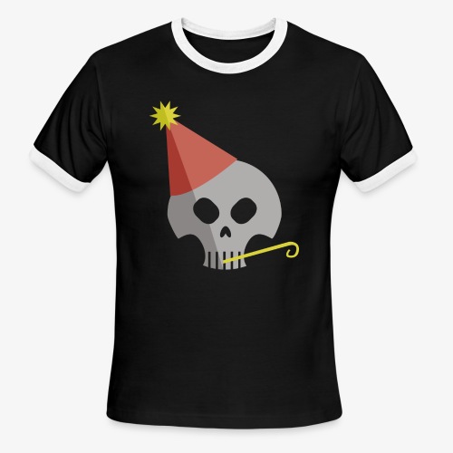 Party Skull - Men's Ringer T-Shirt