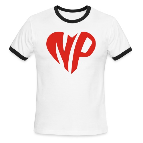 np heart - Men's Ringer T-Shirt