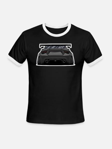 toyota 86 - Men's Ringer T-Shirt - black/white