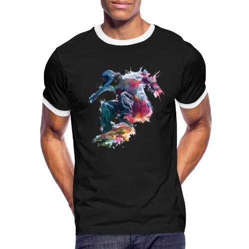 Skateboarding: Ride the Colors - Men's Ringer T-Shirt
