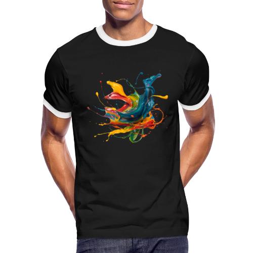 Chromatic Flow - Men's Ringer T-Shirt