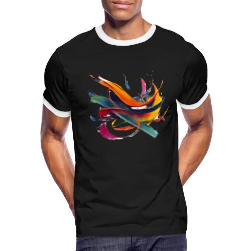 Colorful Waves - Men's Ringer T-Shirt