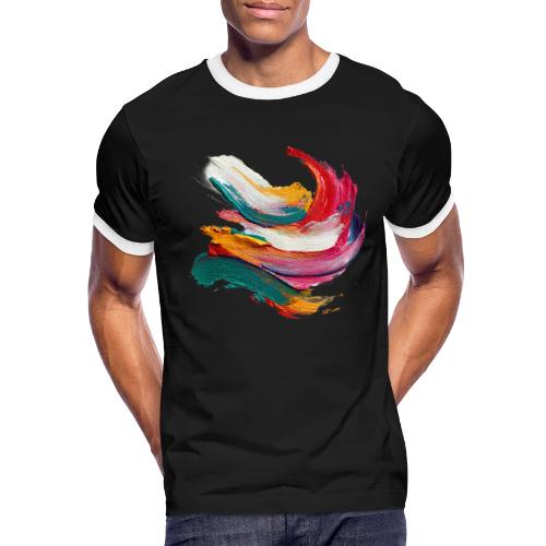 Colorful brushstrokes - Men's Ringer T-Shirt