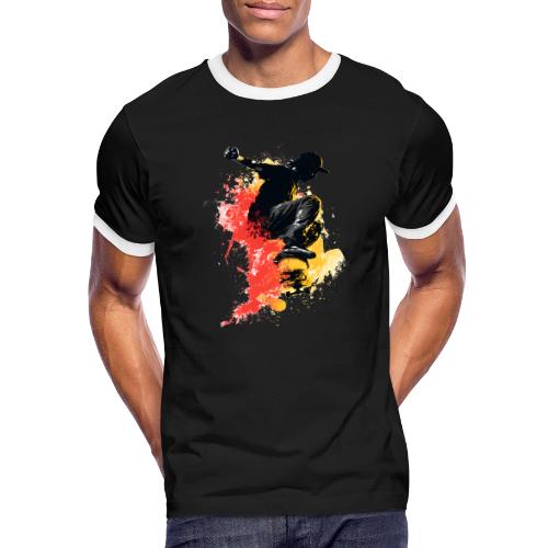 Skateboarding: Splash of Motion - Men's Ringer T-Shirt