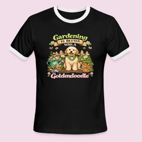 Gardening Is Better With A Goldendoodle - Men's Ringer T-Shirt