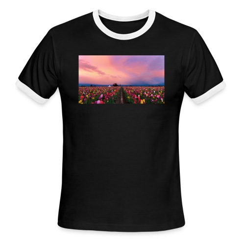 flowers - Men's Ringer T-Shirt