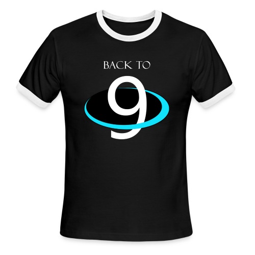 BACK to 9 PLANETS - Men's Ringer T-Shirt