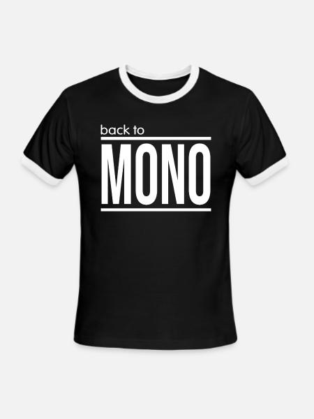 Back To Mono - Men's Ringer T-Shirt - black/white