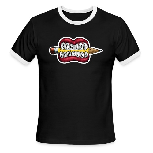 Raging Pencils Bargain Basement logo t-shirt - Men's Ringer T-Shirt