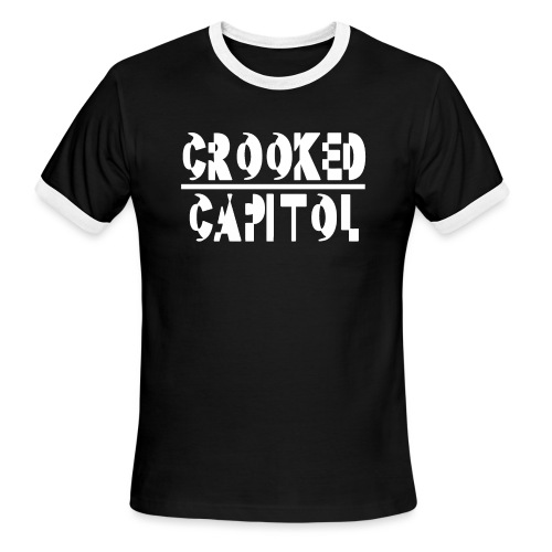 Crooked Capitol 2 - Men's Ringer T-Shirt