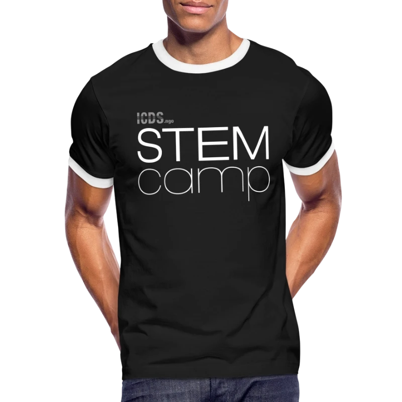 ICDSngo STEMcamp 01A - Men's Ringer T-Shirt