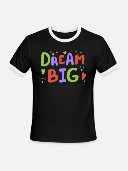 Quotes - Men's Ringer T-Shirt - black/white