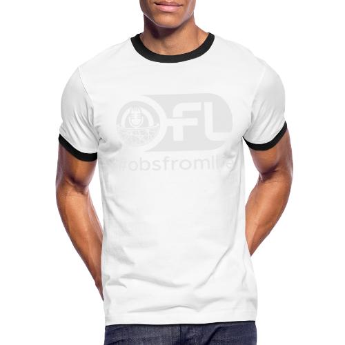 Observations from Life Logo with Hashtag - Men's Ringer T-Shirt