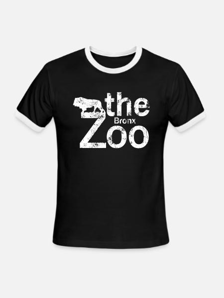 Bronx Zoo - Men's Ringer T-Shirt - black/white