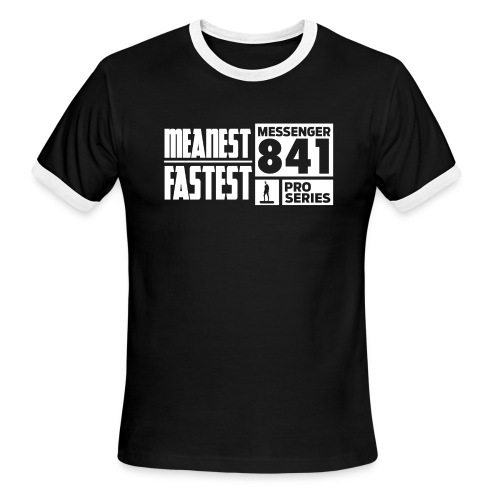 Messenger 841 Meanest and Fastest Crew Sweatshirt - Men's Ringer T-Shirt