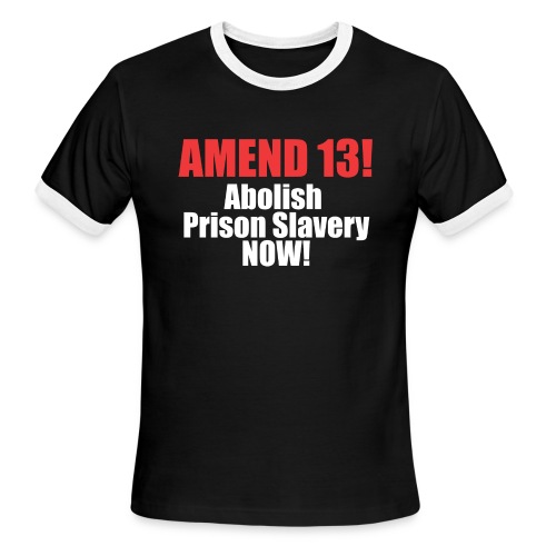 Amend 13 Fitted T-shirt - Men's Ringer T-Shirt