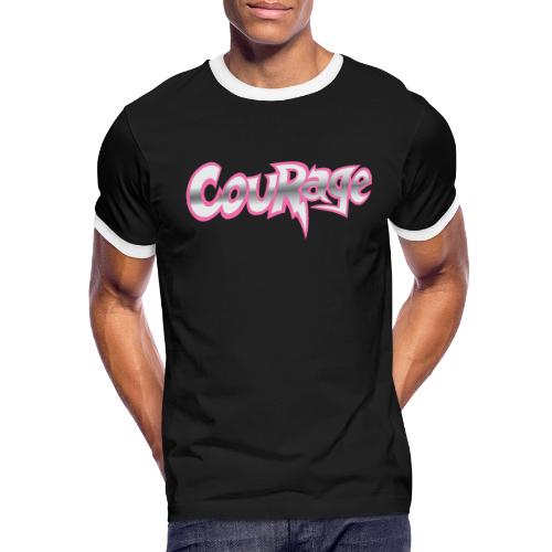 NEW COURAGE LOGO - Men's Ringer T-Shirt