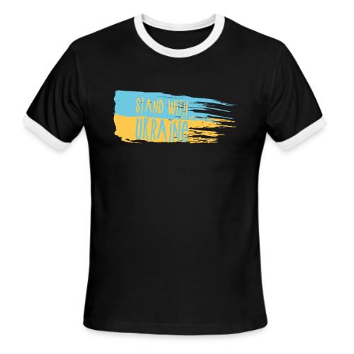 I Stand With Ukraine - Men's Ringer T-Shirt