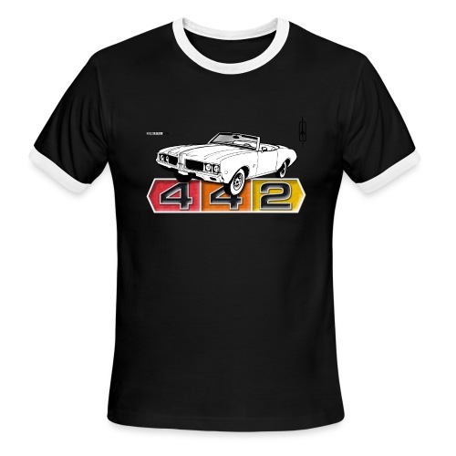 Oldsmobile 442 convertible - Men's Ringer T-Shirt