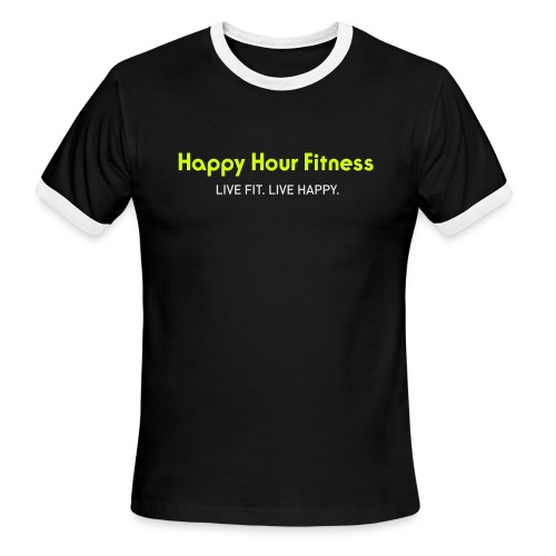 HHF_logotypeandtag - Men's Ringer T-Shirt