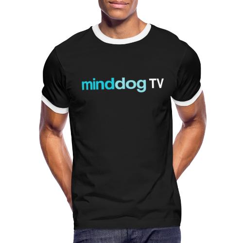 minddogTV logo simplistic - Men's Ringer T-Shirt