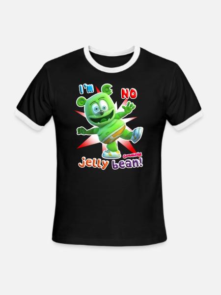 I'm No Jelly Bean - Men's Ringer T-Shirt - black/white