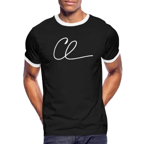 CL Signature (White) - Men's Ringer T-Shirt