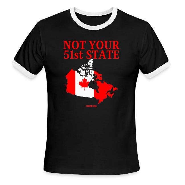Canada Is Not Your 51st State - Canada Map Flag