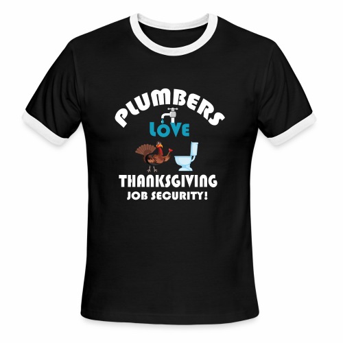Thanksgiving Contractor Repairman Tradesman Home. - Men's Ringer T-Shirt