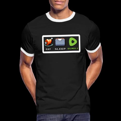 Eat Sleep Rumble merch - Men's Ringer T-Shirt