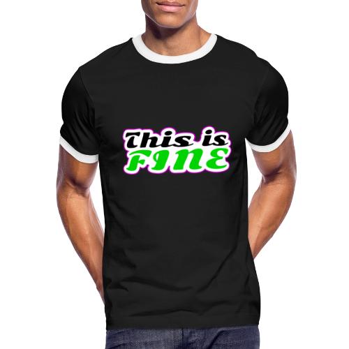 This Is Fine Balance - Men's Ringer T-Shirt