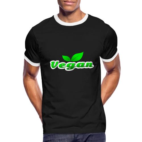 Pure Vegan Leaves - Men's Ringer T-Shirt