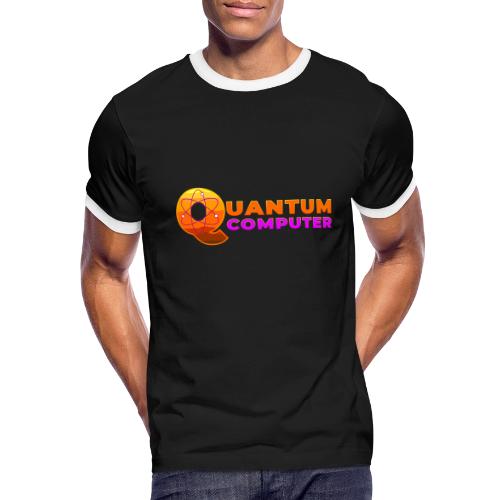 Quantum computer: Quantum Logic Unleashed - Men's Ringer T-Shirt