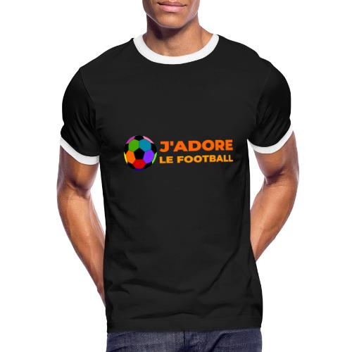 I love football - Men's Ringer T-Shirt