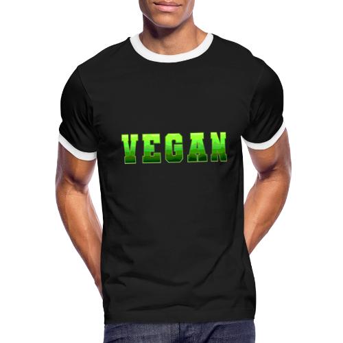 Green Wave Vegan - Men's Ringer T-Shirt